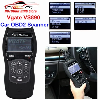 

Universal Diagnostic Tool MaxiScan Vgate VS890 OBD2 Scanner Multi-Cars VS-890 Full CAN-BUS Multi-Languages VS 890 Code Reader