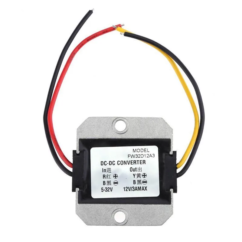 

DC-DC 5-32V to 12V 3A Automatic Voltage Stabilizer Power Converter Regulator JDH99