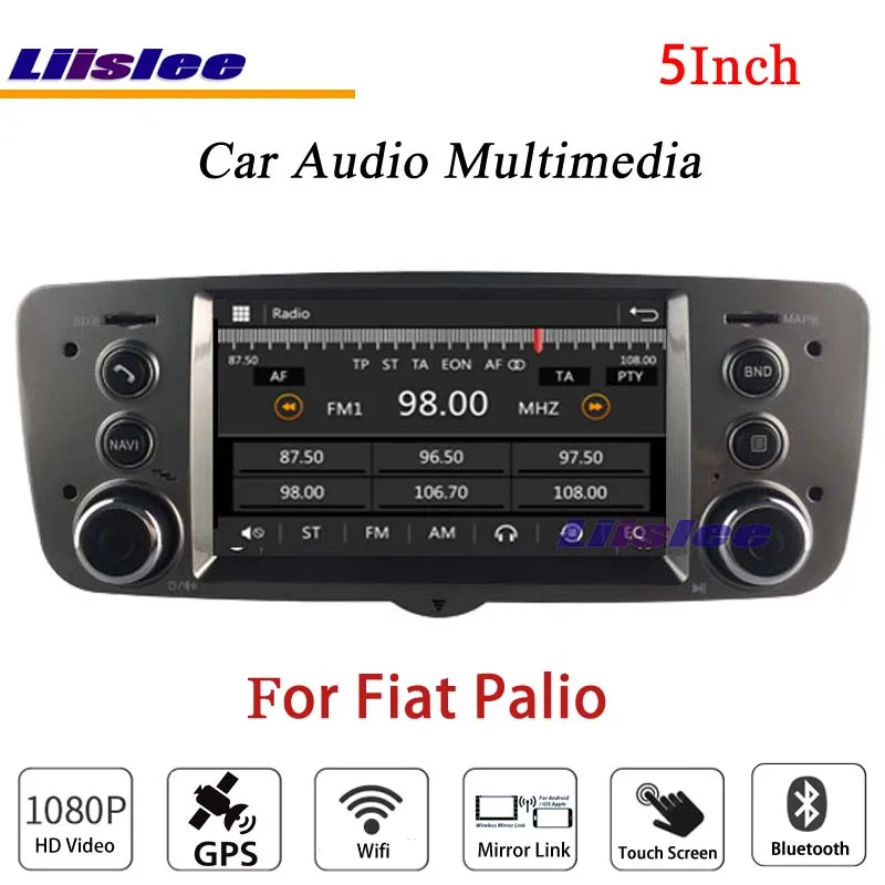 Discount Liislee For Fiat Palio Stereo Radio Audio Radio CD DVD Player BT Wifi GPS MAP NAV Navigation 1080P System Original NAVI Design 2