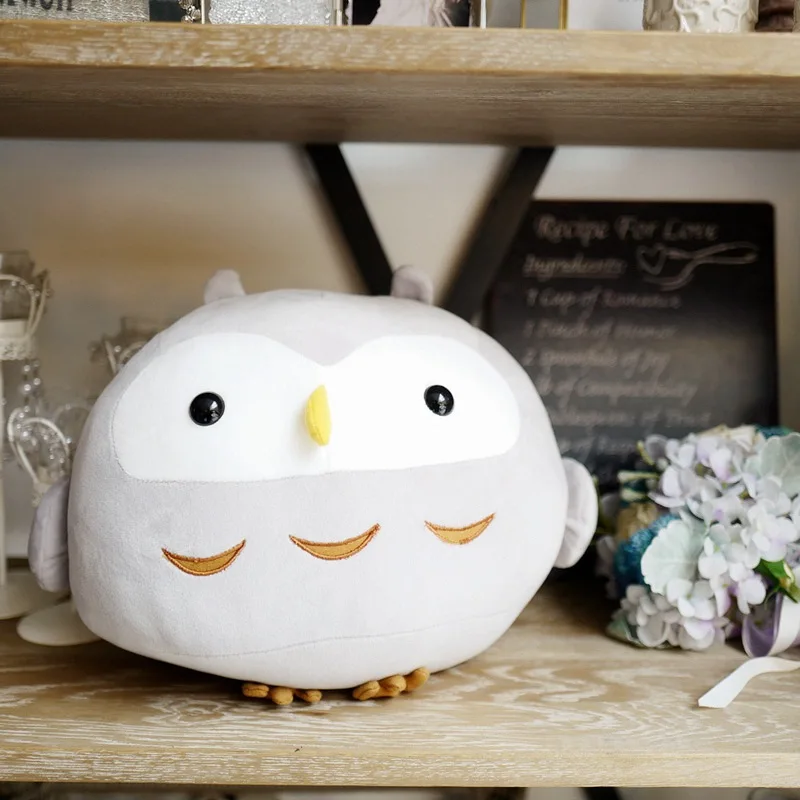 Супер Kawaii сова животное плюшевые игрушки кукла для девочек Подарки, маленькая сова Мягкие плюшевые игрушки популярная Ночная Сова, плюшевые игрушки подарки