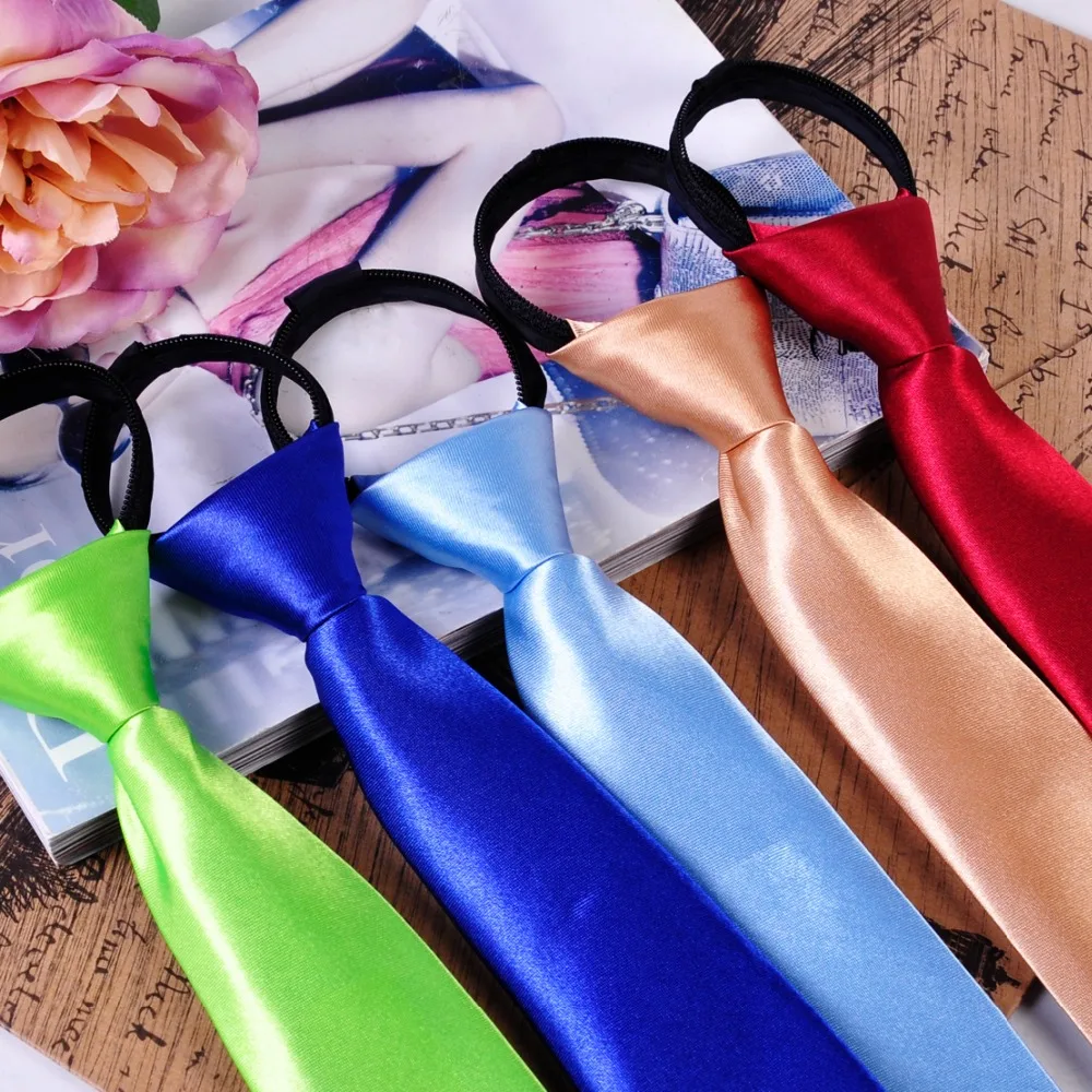 small neck tie