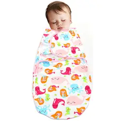 2017 г. Лидер продаж Детские хлопок спальный мешок новорожденного упаковка sleepsack мультфильм спальный мешок пеленание Одеяло