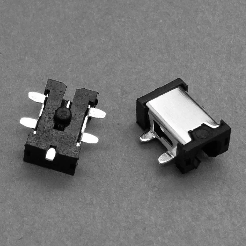 1x 5pin SMD Power DC Jack Connector Socket, Hole dia 2.5mm Pin 0.7mm