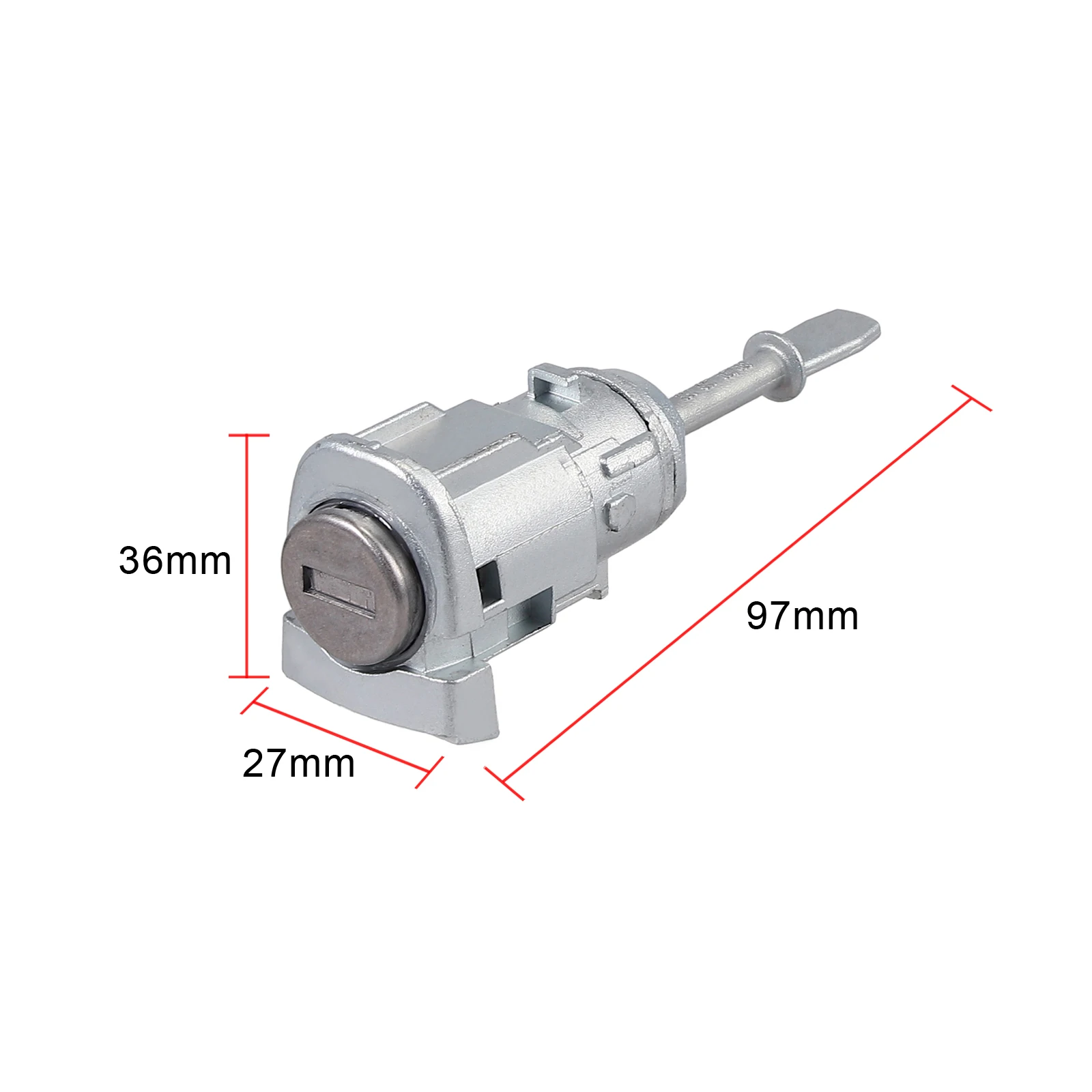 Justech 3B0837167 автомобильный закрывающийся замок цилиндр для VW PASSAT B5(96-05) и LUPO 6X1, 6E1(98-05) Все модели дверной замок левый