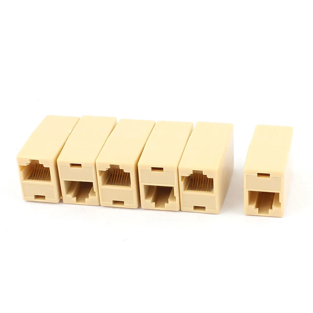 UXCELL 5 Pcs Rj45 8P8c Dual Port Network Cable Joiner Plug Coupler Connector Adapters |