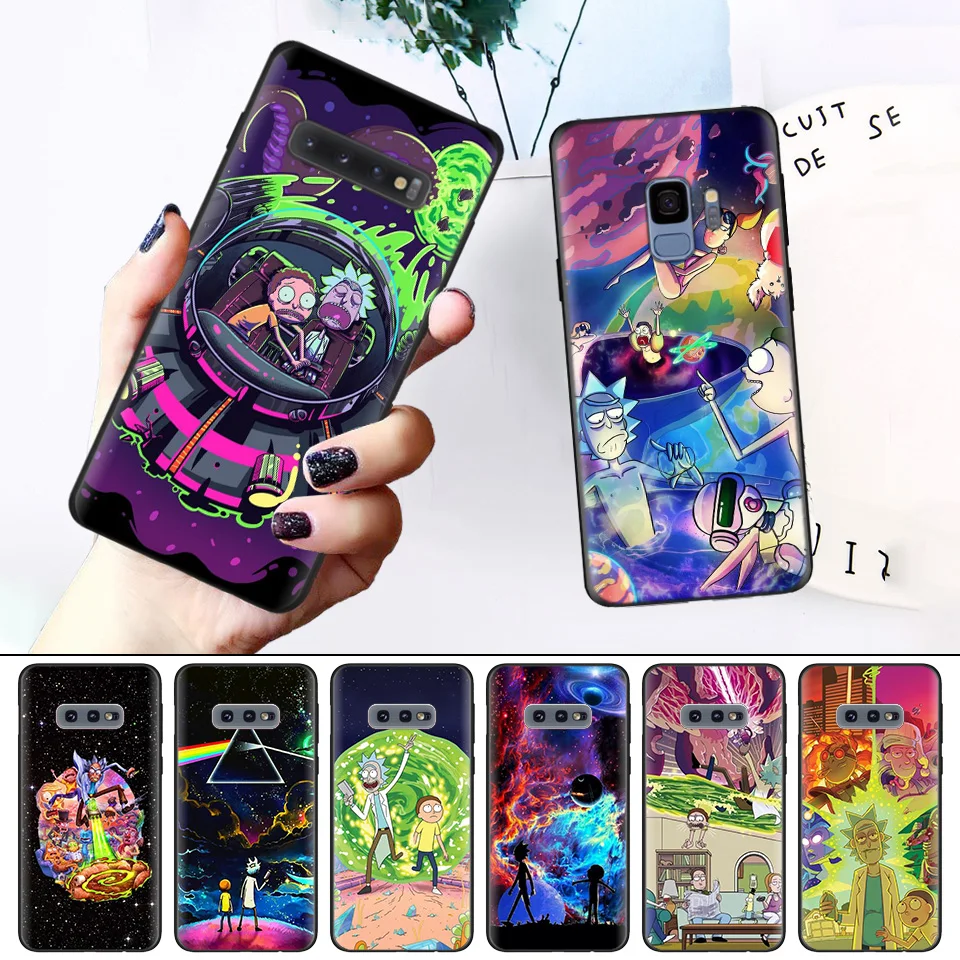 

Phone for Samsung Galaxy S8 S9 S10 S10e S10 Plus M20 M30 M40 S6 S6edge S7 S7edge S9+S10+ Silicone Soft Case Family Love Rick And