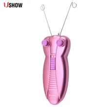 Женский Электрический эпилятор с дизайном бабочки для лица, хлопковая нить, Defeather, эпилятор, женское устройство для удаления волос