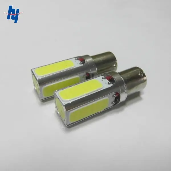 2x 1156 High Power COB font b LED b font BA15S Fog Lamp Daytime Running font