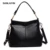 Niza moda nuevos bolsos de cuero de las mujeres Litchi grano bolsa de mensajero de las señoras crossbody bolso marca diseñador Bolsos Mujer de