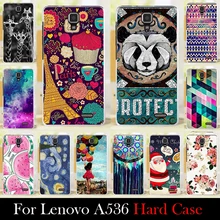 For LENOVO A536 5 0 inch Case Hard Plastic Mobile Phone Cover Case DIY Color Paitn