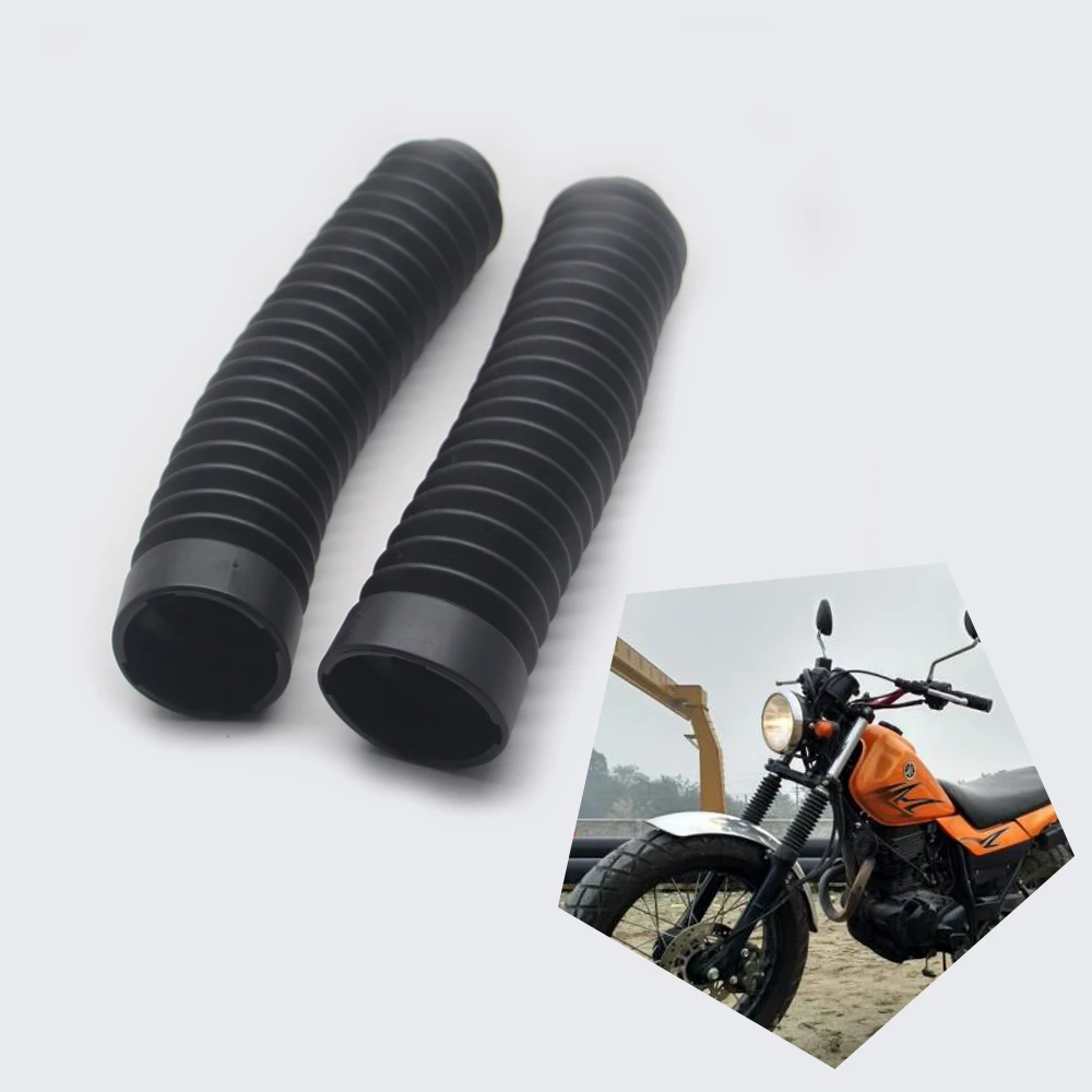 

For Yamaha TW200 TW225 Black Motorcycle Front Fork Shock Absorber Front Damping Dust Cover Moto Rubber Front Fork Cover