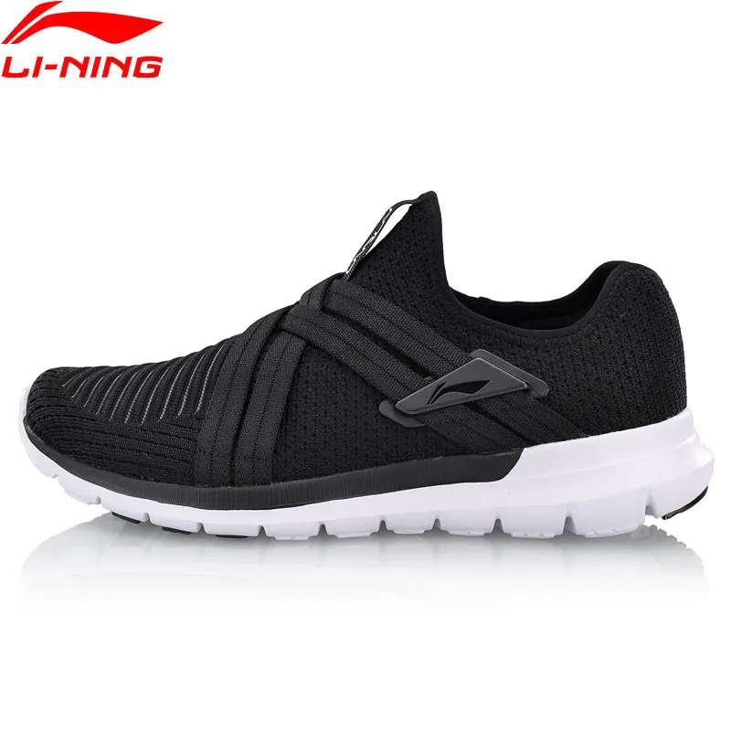 Скидка Li Ning мужские кроссовки для бега, гибкий светильник, удобная спортивная обувь с подкладом, дышащие кроссовки ARKN005 XYP660
