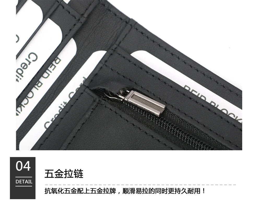 DKER Повседневный Rfid кожаный бумажник для мужчин с эластичной лентой мужской кожаный маленький короткий кошелек мужской кошелек
