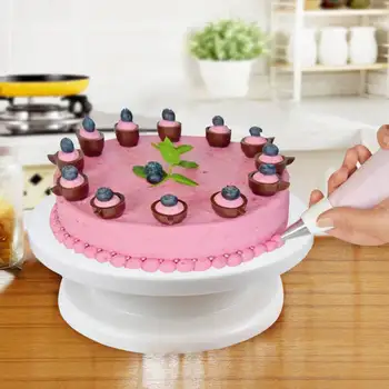 

11Inch DIY Cake Turntable Revolving Rotating Cake Decorating Platform Anti-skid Round Cake Stand Tool With New Improved Pack
