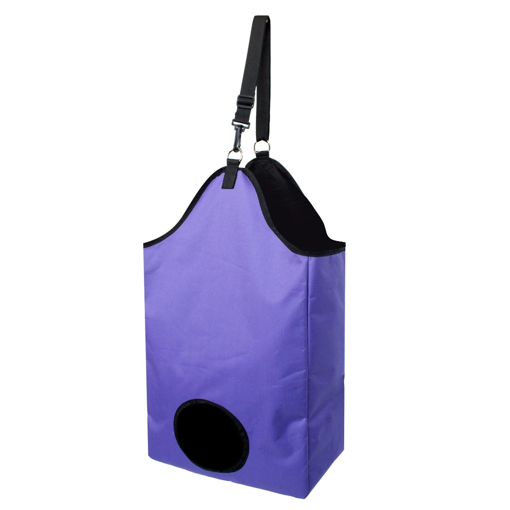 Slow Feed Hay Bag Haylage Storage Feeder Pouch Tote Outdoor Horse Riding Performance Training Gear