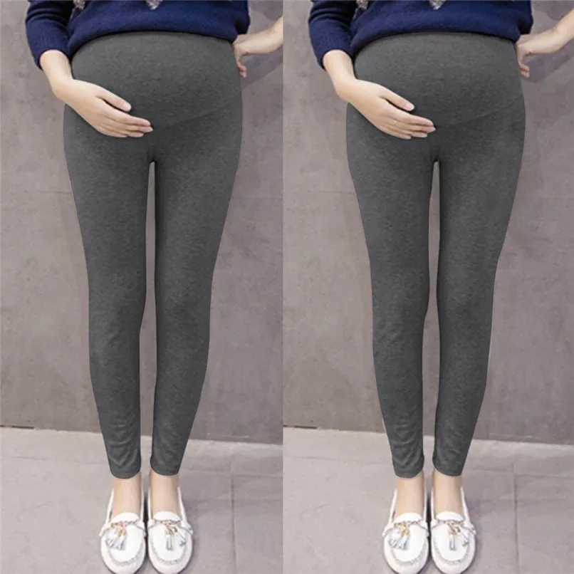 Maternity Clothes Pregnant Clothes Women Maternity Pregnant Solid Tights Pants Trousers Maternity Pants ropa maternidad D03 (20)