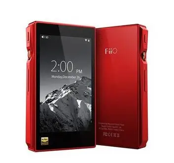 Fiio X5III X5 3nd Gen 32 ГБ/x5s X5IIIS 64 Гб MP3 HIFI музыкальный плеер без потерь сбалансированный выход Bluetooth аудио DSD DAC wifi APTX - Color: Red