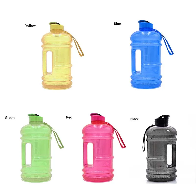 Big Tour Travel Rope Quality Capacity Pastic Water Bottles Camping Training Bicycle Drink Outdoor Sports Portable Fitness Kettle