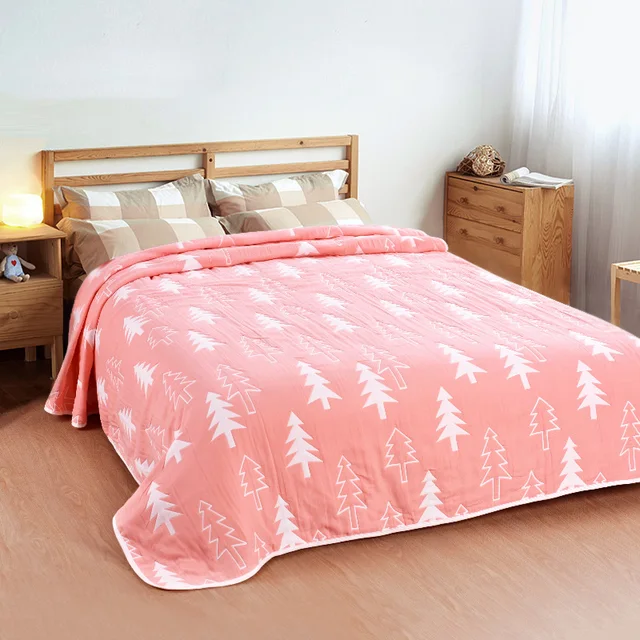 six layers muslin blanket summer quilt double king size blanket 100 super soft king size blankets