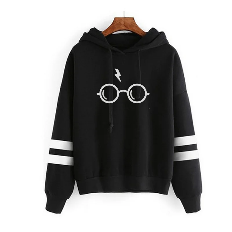  Vsenfo Harry Style Glasses Print Women Sweatshirt Hoodies Fleece Top Slim Tracksuit Brand Clothes H