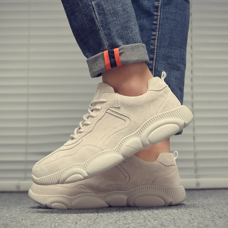 Spring new style men's shoes casual sneakers Korean web celebrity bear shoes men's leather shoes Spring new style men's shoes casual sneakers Korean web celebrity bear shoes men's leather shoes