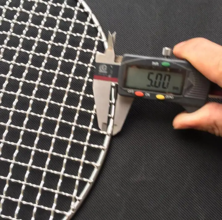 Redonda de Aço Malha de Arame 2017 Estilo Coreano Engrossar 304 Inoxidável Churrasqueira 4 Cheap Fogões ao ar livre