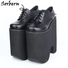 Sorbern туфли-лодочки на платформе и высоком каблуке; весенние дизайнерские Брендовые женские туфли высокого качества на заказ; женские туфли-лодочки с круглым носком; Размер 8