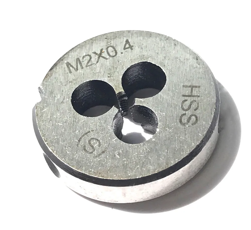 Free shipping of 1PC Metric standard HSS Die M2.0 x 0.4mm Threading