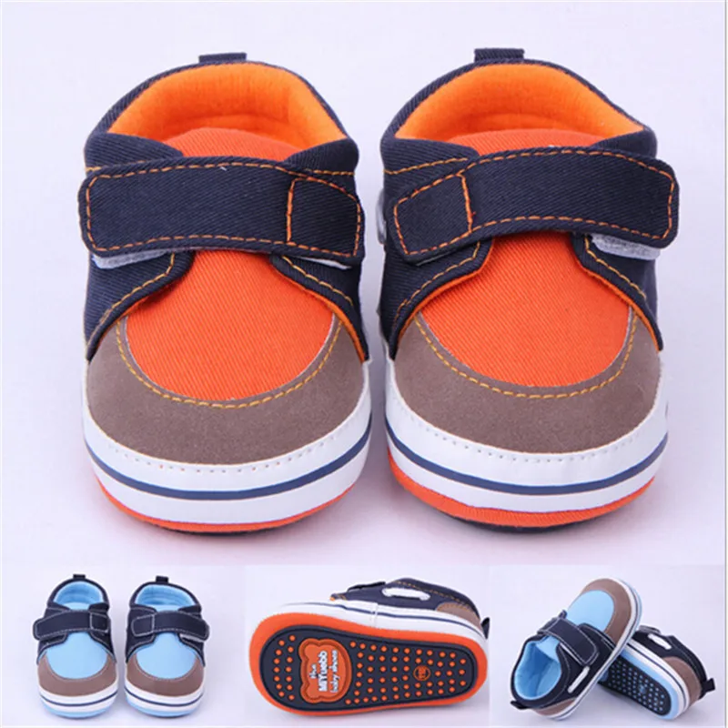 Fashion Hard Rubber Sole Baby Shoes Antislip Infants Boys First Walkers