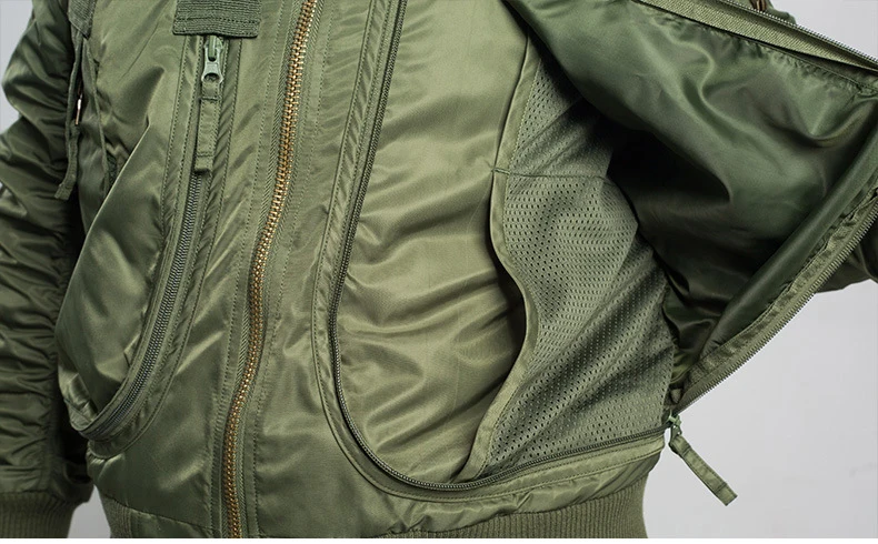 Refire gear теплая тактическая куртка в стиле милитари Для мужчин пилот Ma-1 Куртка парка армии Курточка Бомбер с ветрозащитный несколько карманов пальто