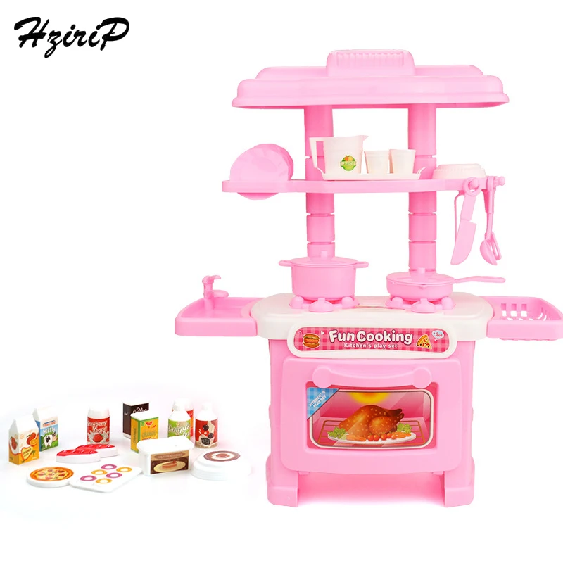 Hzirip Kitchen Plastic Toys Multifunctional Pretend Play Cooking Toy