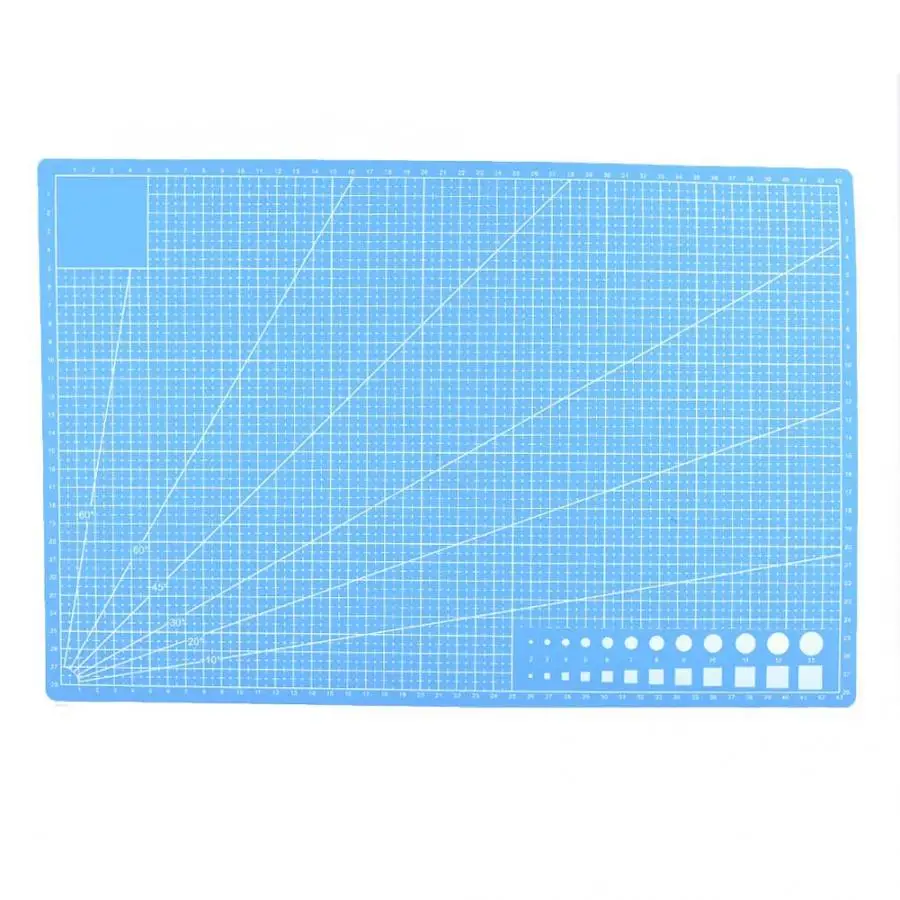 

A3 Grid Lines PVC Cutting Mat Self-healing Paper Leather Fabric Cutting Board