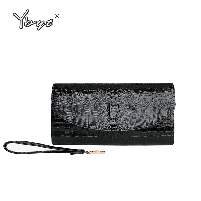 

YBYT brand 2018 new fashion evening clutch chain alligator women satchel high quality ladies shoulder messenger crossbody bags