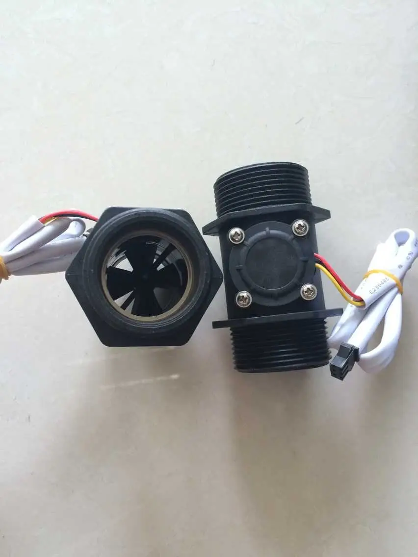 Plastic Hall flow sensor meter G1.5