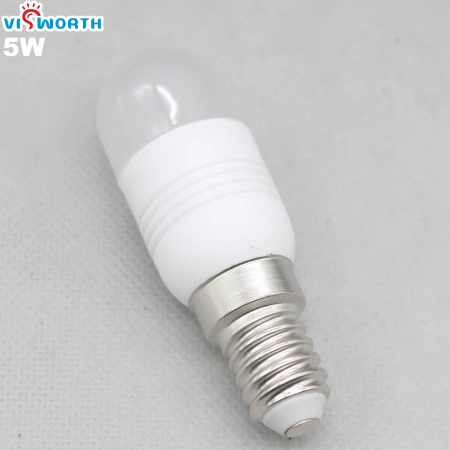 Mini Ceramic Body 3W 5W 7W Led Bulb E14 Refrigerator Lamp AC 110V 220V 240V SMD3014 Leds Warm Cold White Spotlight