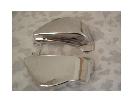 Хромированный металл Батарея боковая крышка для Honda Magna VF750 vf 750 1994-2003 VF750 94 95 96 97 98 99 00 01 02 03