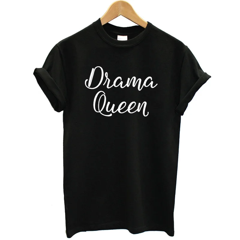 HTB1ROaPq3KTBuNkSne1q6yJoXXaa.jpg_ Bawełniana Koszulka Drama Queen