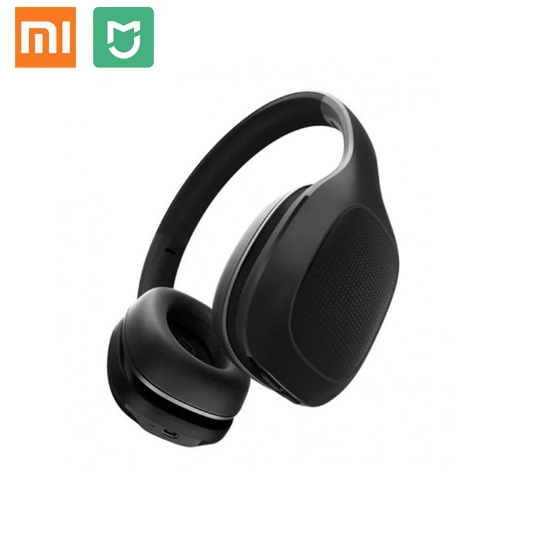 Оригинальные Xiaomi Mi наушники с Bluetooth, беспроводные наушники с шумоподавлением, ПУ гарнитура для мобильного телефона