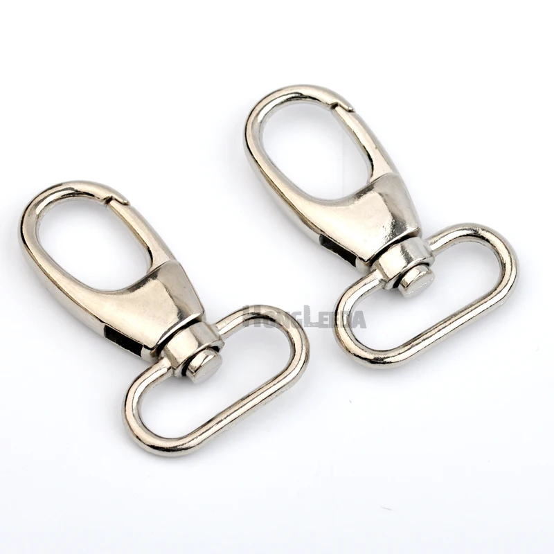 

20pcs/lot 25mm 1inch silver nickle Alloy Swivel Clasps Snap Key Hooks DIY Key Chain Ring clip buckle HK-019