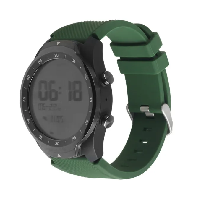 SIKAI цветной силиконовый браслет 22 мм для samsung gear S3 удобный моющийся ремешок для Huami 2 Горячая Распродажа ремешки для часов - Цвет ремешка: Green