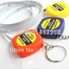 100 шт. Инновационные товары Dazzle цвет мини круглый нержавеющая сталь измерительная лента(100 см) клейкие ленты измерения гибкие правила клейкие ленты