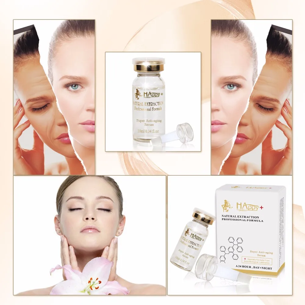 Levantamento de Células Frete Grátis Cosméticos Naturais Super Anti-envelhecimento Essência Soro Estaminais Melhor Anti Envelhecimento Produtos 9pcs 7 Essência Soro Levantamento de Células Estaminais Melhor Anti Envelhecimento Produtos