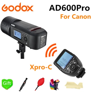 

Godox AD600Pro TTL Outdoor Li-Battery 2.4G Wireless X System Studio Flash Strobe Light + Xpro-C Flash Trigger for Canon Camera