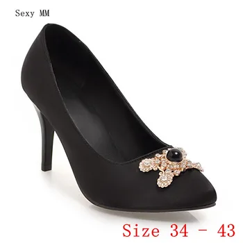 

High Heels Women High Heel Shoes Pumps Stiletto Woman Party Wedding Shoes Kitten Heels Plus Size 34 - 40 41 42 43