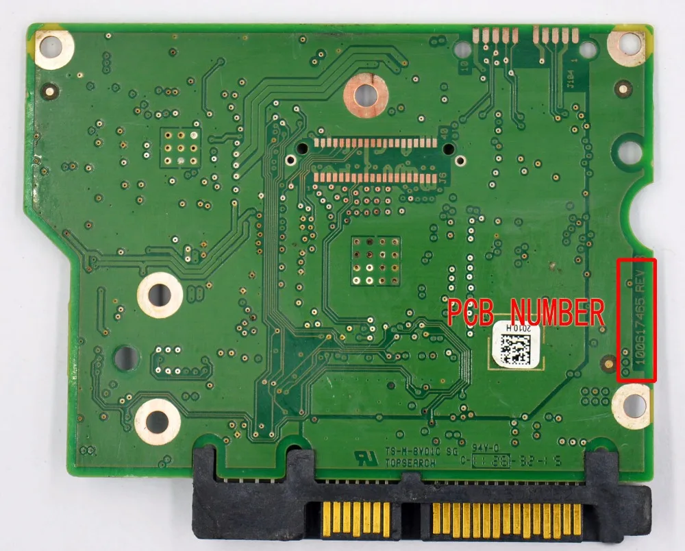 Печатная плата жесткого диска Seagate 100617465 REV B , 100617465 REV A 2008, 2006 ,0114 ST3000DM001 ,ST2000DL003 , ST2000DM001 (art.: 7a38c8fd7) - 7a38c8fd7