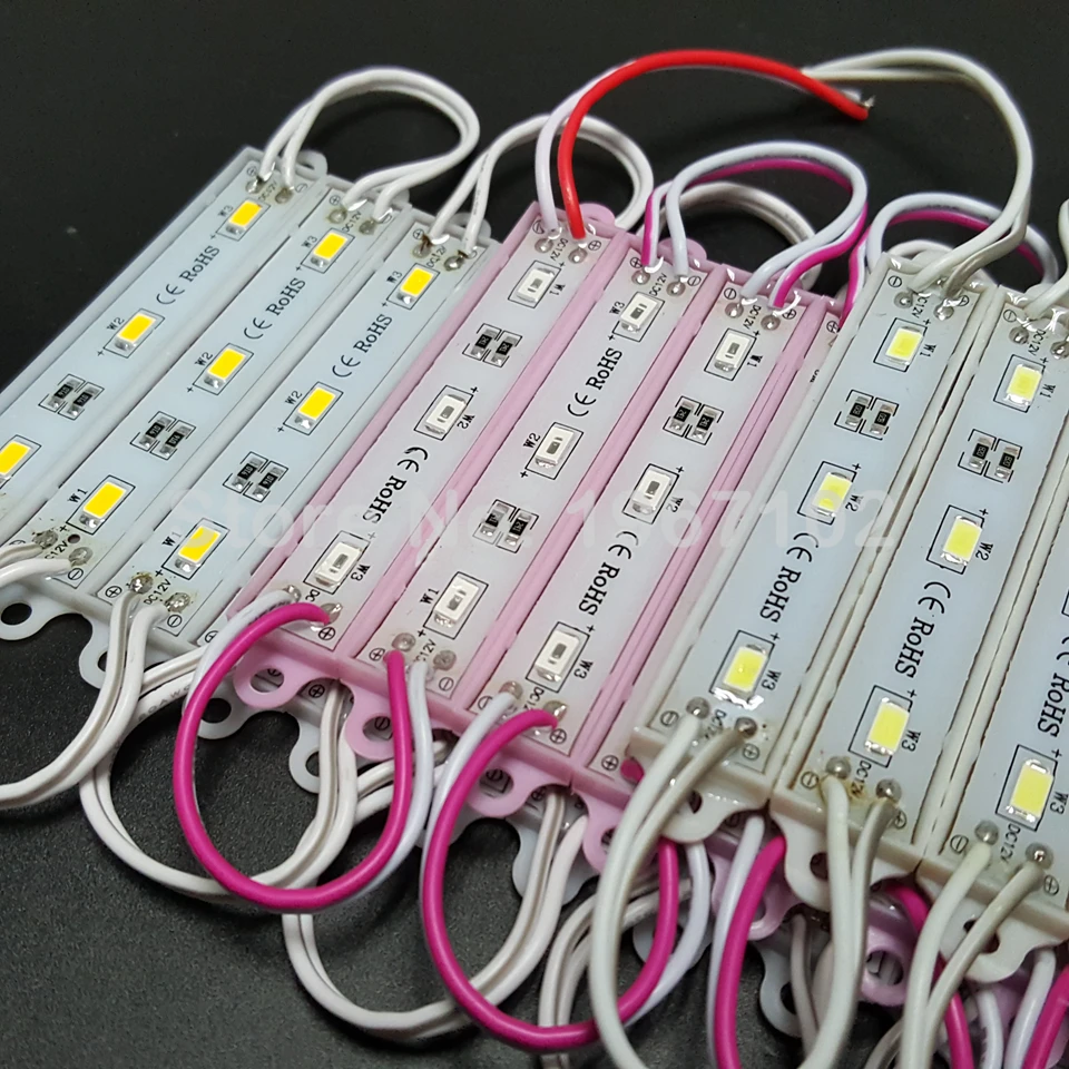 Светодиодный светильник водонепроницаемый IP65 белый/красный/зеленый/синий 12 в