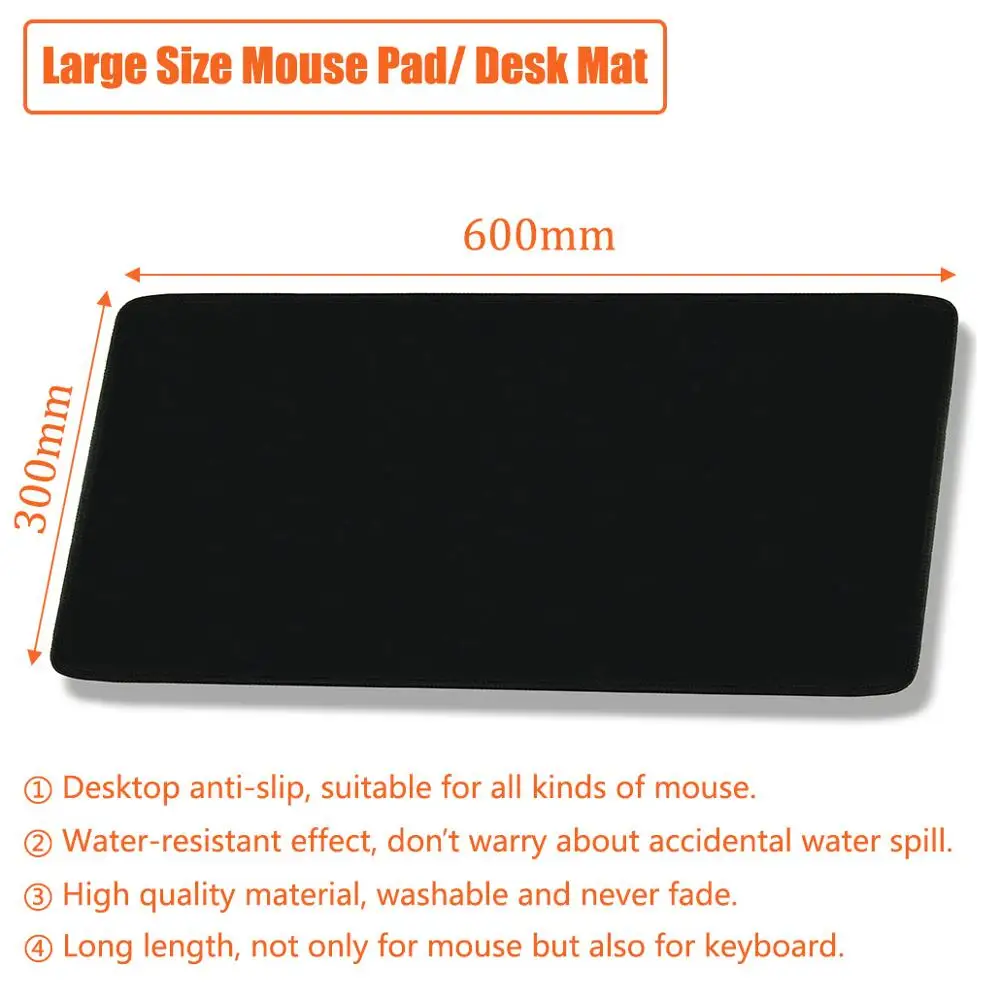 KPC1374_2_Large Size Mouse Pad Desk Mat 600x300mm