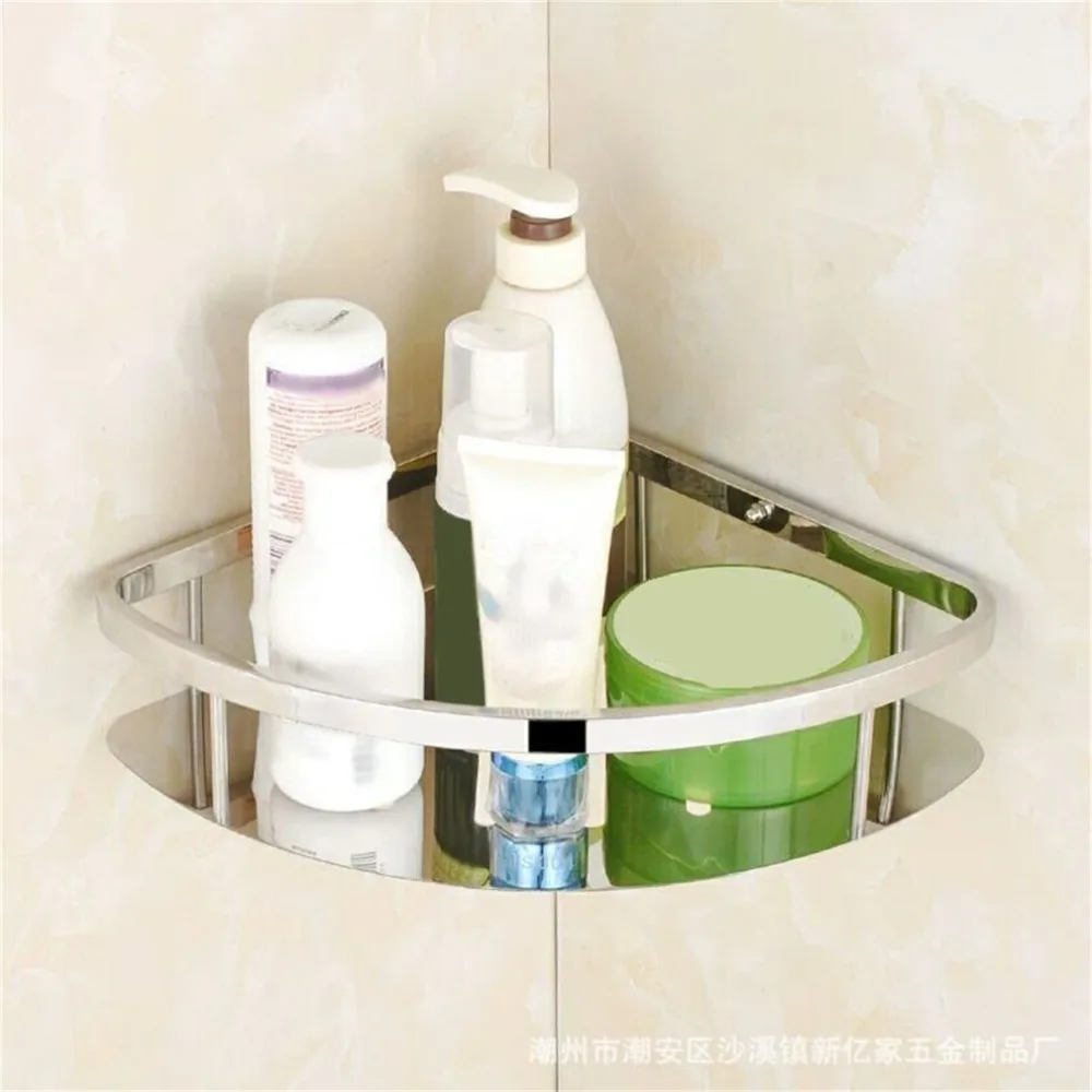 الفولاذ المقاوم للصدأ مكافحة الصدأ تخزين الجرف الحائط شنقا رف الحمام الحمام دش الصابون الإسفنج حامل المنزلية حامل