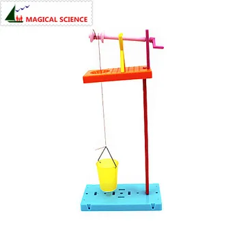 

Scientific experiments Toys handmade windlass well diy material funny Science Discovery Toys best gifts for kids children