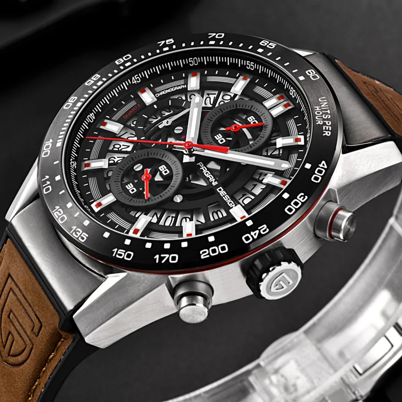 PAGANI DESIGN 2019 mens watches Top Brand Luxury Waterproof Quartz Watch men Sport Military Men's W